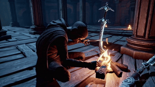 Bonfire scene